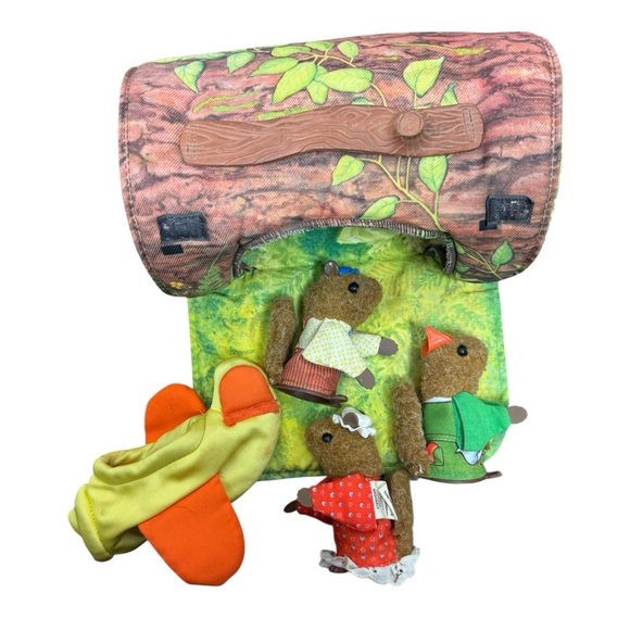 Fisher-Price Other - Vintage Fisher Price Woodsey’s Log Squirrel Family 1979